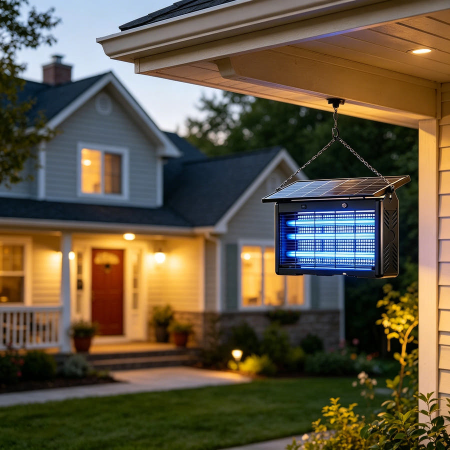 Solar Bug Zapper Outdoor — Powerful Mosquito Protection